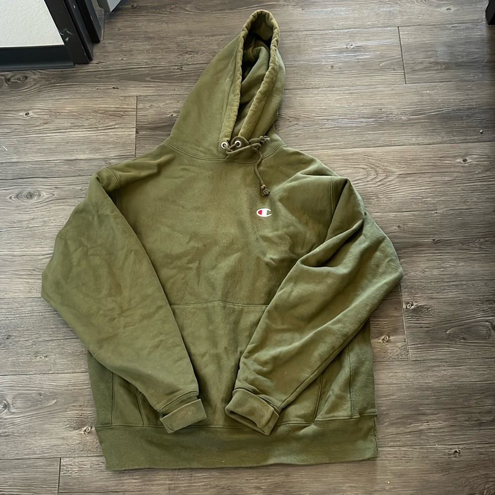 Green Champion Hoodie